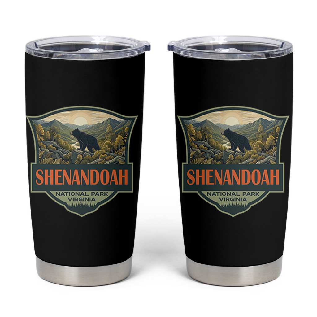 Shenandoah National Park Tumbler Cup Virginia Black Bear Mountain