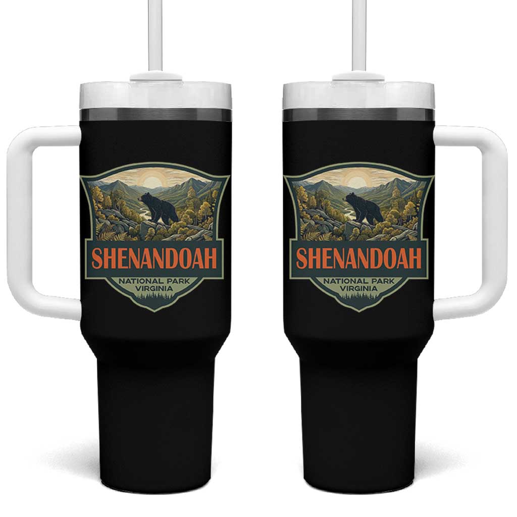 Shenandoah National Park Tumbler With Handle Virginia Black Bear Mountain