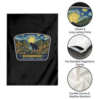 Shenandoah National Park Garden Flag Starry Night Virginia Bear Mountain