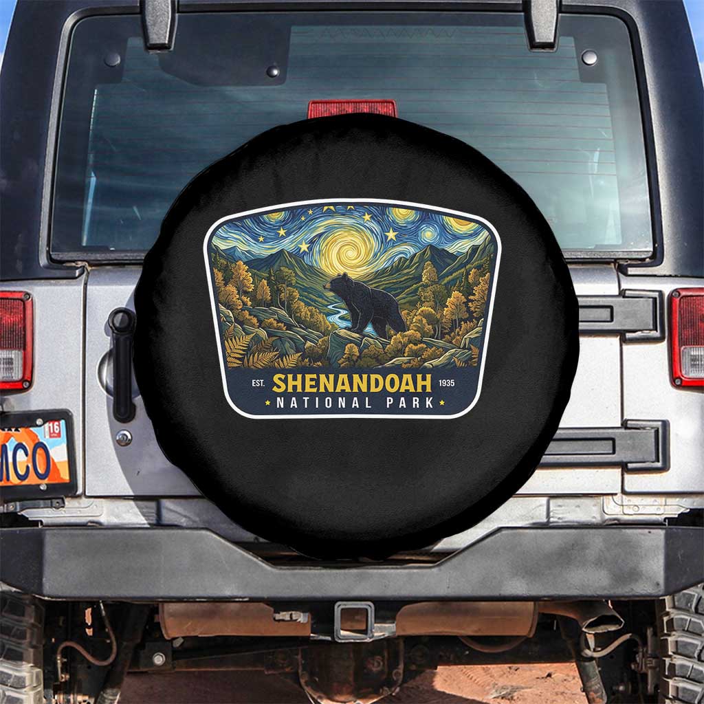 Shenandoah National Park Spare Tire Cover Starry Night Virginia Bear Mountain