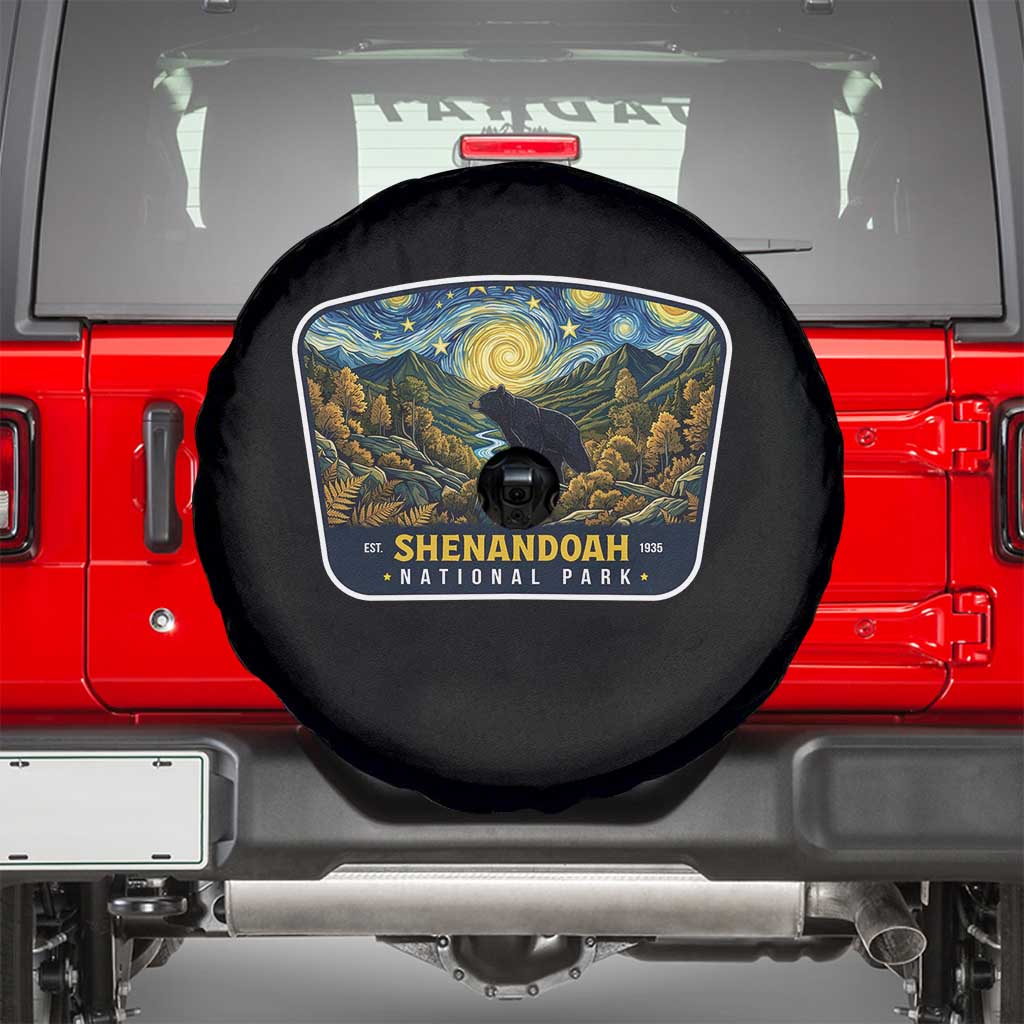 Shenandoah National Park Spare Tire Cover Starry Night Virginia Bear Mountain