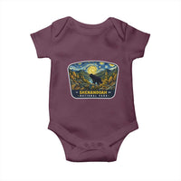 Shenandoah National Park Baby Onesie Starry Night Virginia Bear Mountain