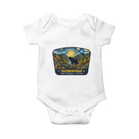 Shenandoah National Park Baby Onesie Starry Night Virginia Bear Mountain