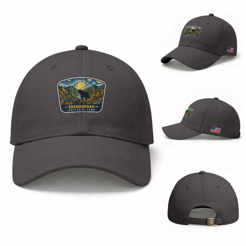 Shenandoah National Park Baseball Cap Starry Night Virginia Bear Mountain