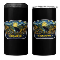 Shenandoah National Park 4 in 1 Can Cooler Tumbler Starry Night Virginia Bear Mountain