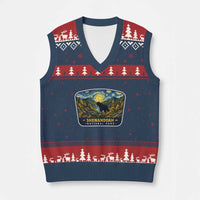 Shenandoah National Park V-Neck Knit Sweater Vest Starry Night Virginia Bear Mountain