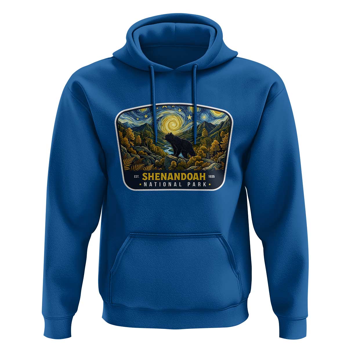 Shenandoah National Park Hoodie Starry Night Virginia Bear Mountain