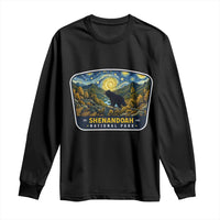 Shenandoah National Park Long Sleeve Shirt Starry Night Virginia Bear Mountain