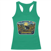 Shenandoah National Park Racerback Tank Top Starry Night Virginia Bear Mountain