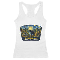 Shenandoah National Park Racerback Tank Top Starry Night Virginia Bear Mountain