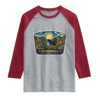 Shenandoah National Park Raglan Shirt Starry Night Virginia Bear Mountain