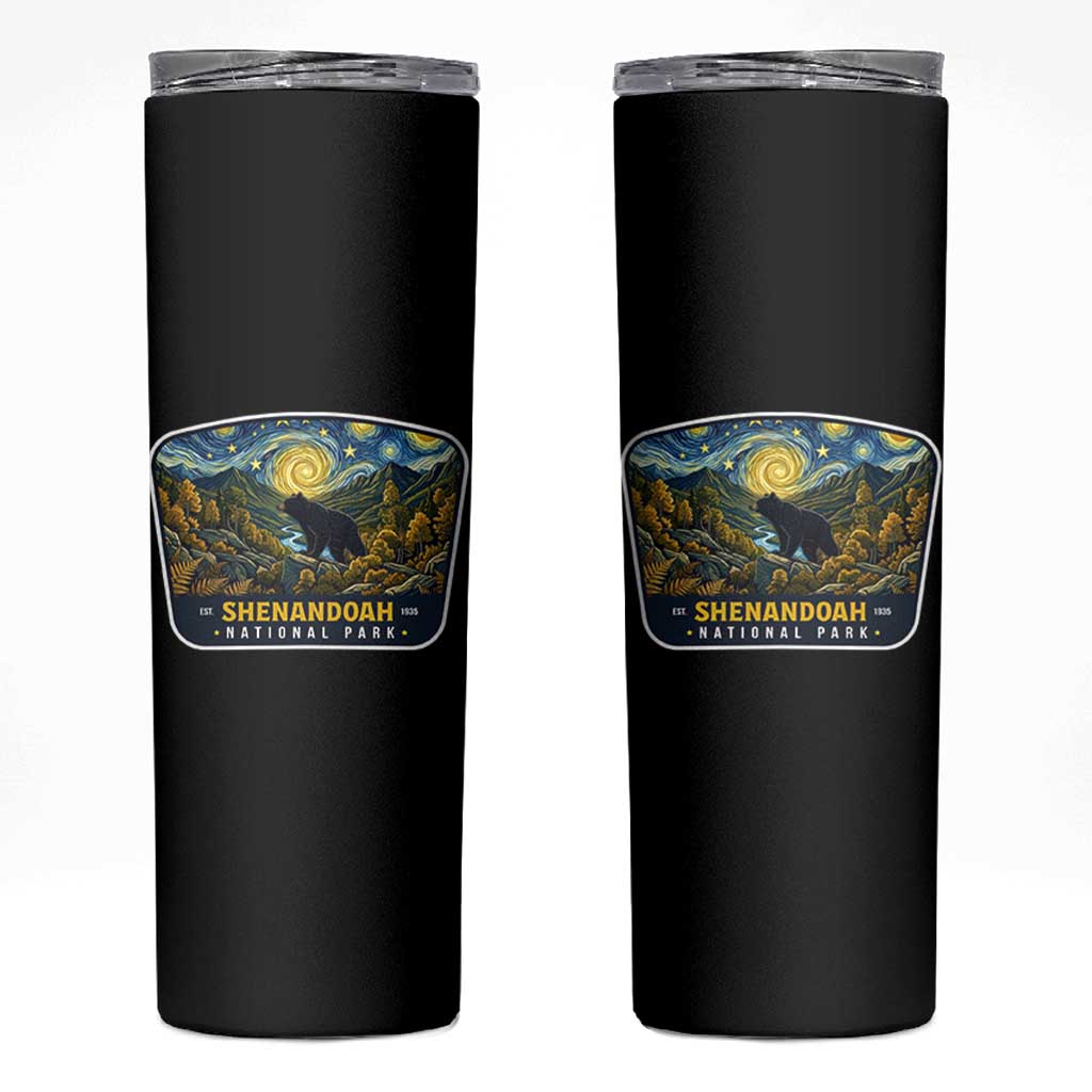 Shenandoah National Park Skinny Tumbler Starry Night Virginia Bear Mountain