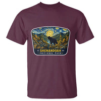 Shenandoah National Park T Shirt Starry Night Virginia Bear Mountain