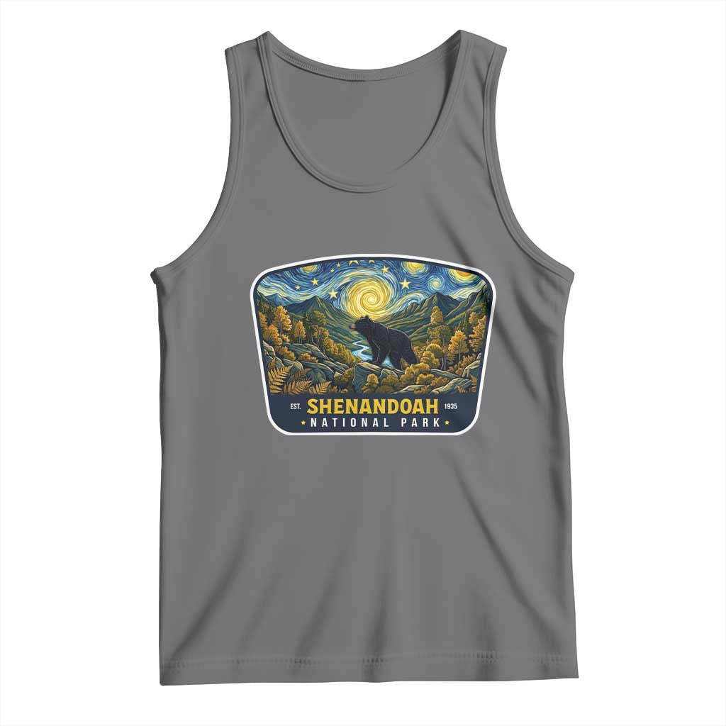 Shenandoah National Park Tank Top Starry Night Virginia Bear Mountain