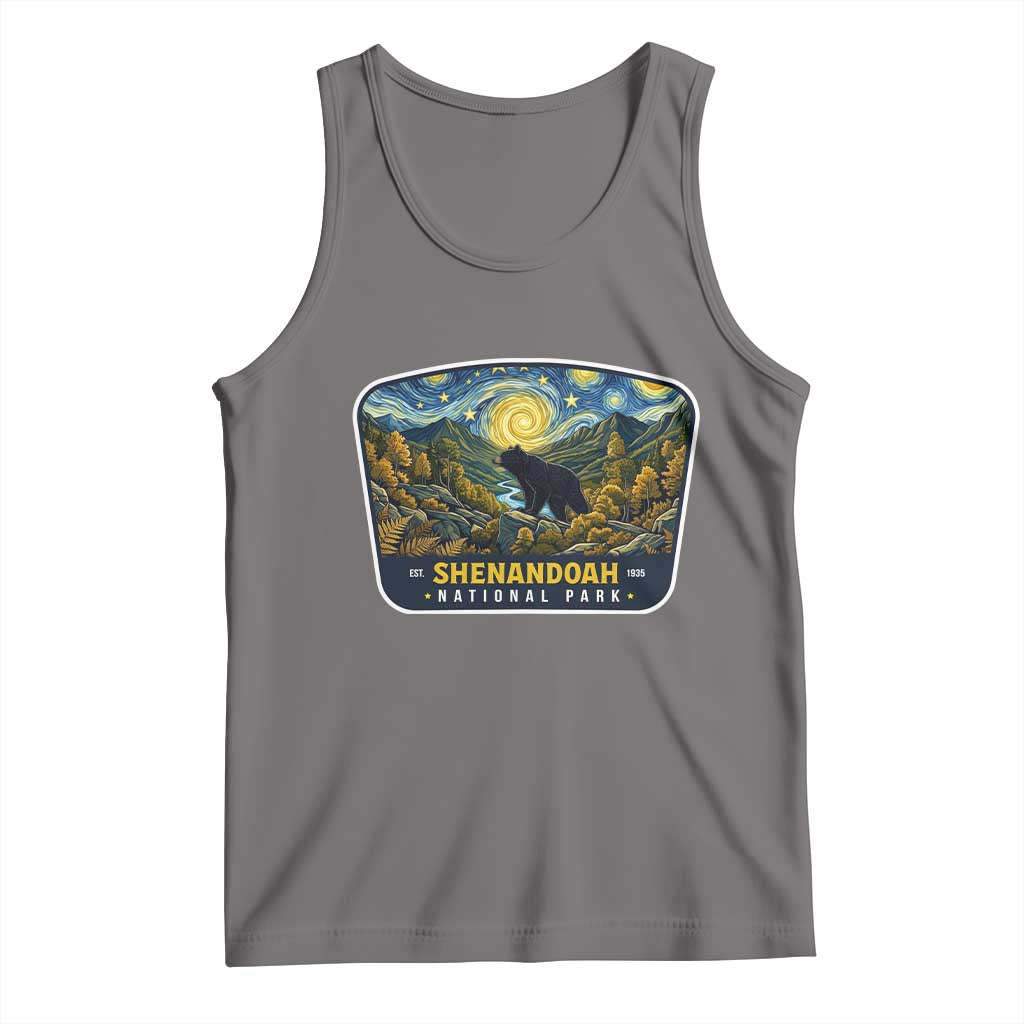 Shenandoah National Park Tank Top Starry Night Virginia Bear Mountain