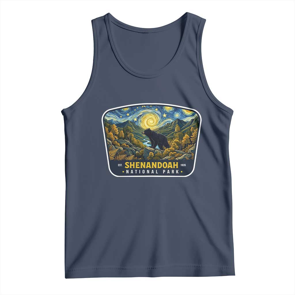 Shenandoah National Park Tank Top Starry Night Virginia Bear Mountain