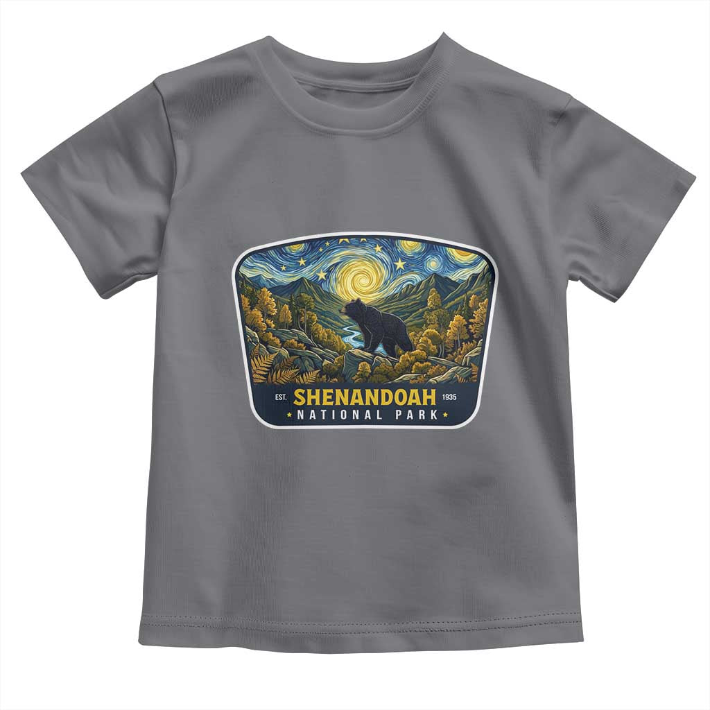 Shenandoah National Park Toddler T Shirt Starry Night Virginia Bear Mountain