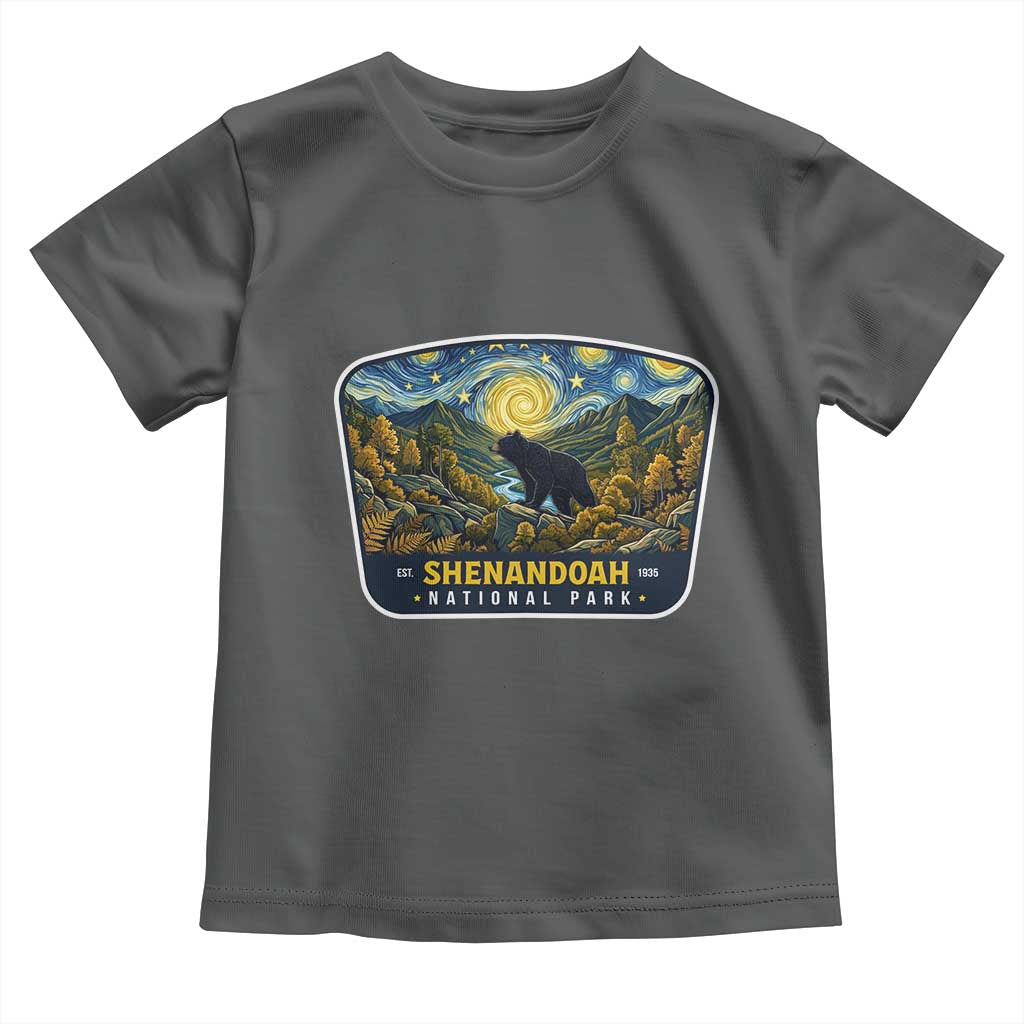 Shenandoah National Park Toddler T Shirt Starry Night Virginia Bear Mountain