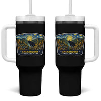 Shenandoah National Park Tumbler With Handle Starry Night Virginia Bear Mountain