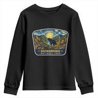 Shenandoah National Park Youth Sweatshirt Starry Night Virginia Bear Mountain