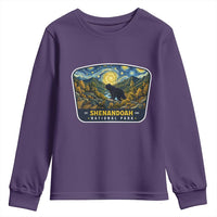 Shenandoah National Park Youth Sweatshirt Starry Night Virginia Bear Mountain