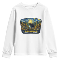 Shenandoah National Park Youth Sweatshirt Starry Night Virginia Bear Mountain