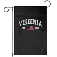 Virginia American Flag Map Garden Flag State Travel Souvenir