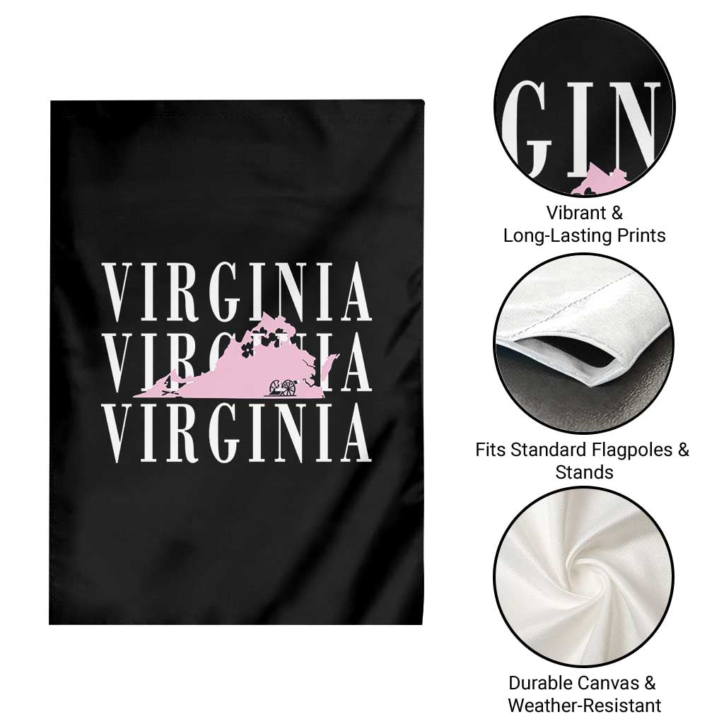 Virginia State Map Garden Flag East Coast State Pride Travel Gift