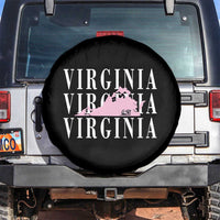Virginia State Map Spare Tire Cover East Coast State Pride Travel Gift