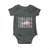 Virginia State Map Baby Onesie East Coast State Pride Travel Gift