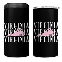 Virginia State Map 4 in 1 Can Cooler Tumbler East Coast State Pride Travel Gift