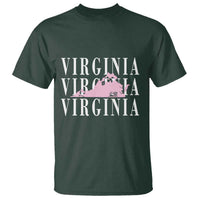 Virginia State Map T Shirt East Coast State Pride Travel Gift