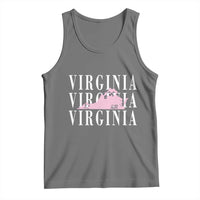 Virginia State Map Tank Top East Coast State Pride Travel Gift