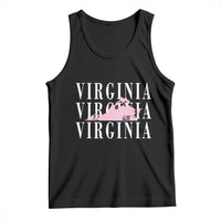 Virginia State Map Tank Top East Coast State Pride Travel Gift