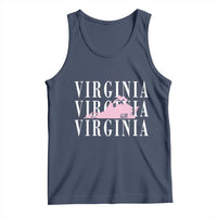 Virginia State Map Tank Top East Coast State Pride Travel Gift