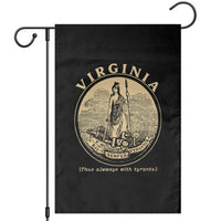 Vintage Virginia Motto Sic Semper Tyrannis Garden Flag