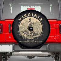 Vintage Virginia Motto Sic Semper Tyrannis Spare Tire Cover