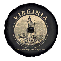 Vintage Virginia Motto Sic Semper Tyrannis Spare Tire Cover