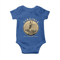 Vintage Virginia Motto Sic Semper Tyrannis Baby Onesie