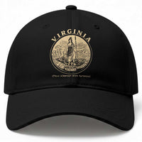 Vintage Virginia Motto Sic Semper Tyrannis Baseball Cap