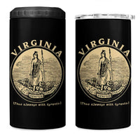 Vintage Virginia Motto Sic Semper Tyrannis 4 in 1 Can Cooler Tumbler