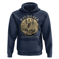 Vintage Virginia Motto Sic Semper Tyrannis Hoodie