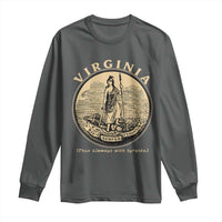 Vintage Virginia Motto Sic Semper Tyrannis Long Sleeve Shirt