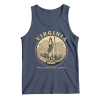 Vintage Virginia Motto Sic Semper Tyrannis Tank Top