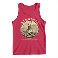 Vintage Virginia Motto Sic Semper Tyrannis Tank Top