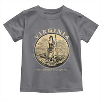 Vintage Virginia Motto Sic Semper Tyrannis Toddler T Shirt