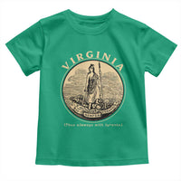Vintage Virginia Motto Sic Semper Tyrannis Toddler T Shirt