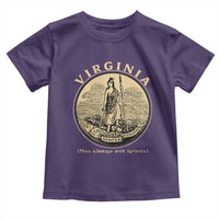 Vintage Virginia Motto Sic Semper Tyrannis Toddler T Shirt