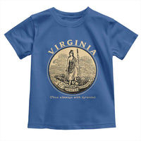 Vintage Virginia Motto Sic Semper Tyrannis Toddler T Shirt