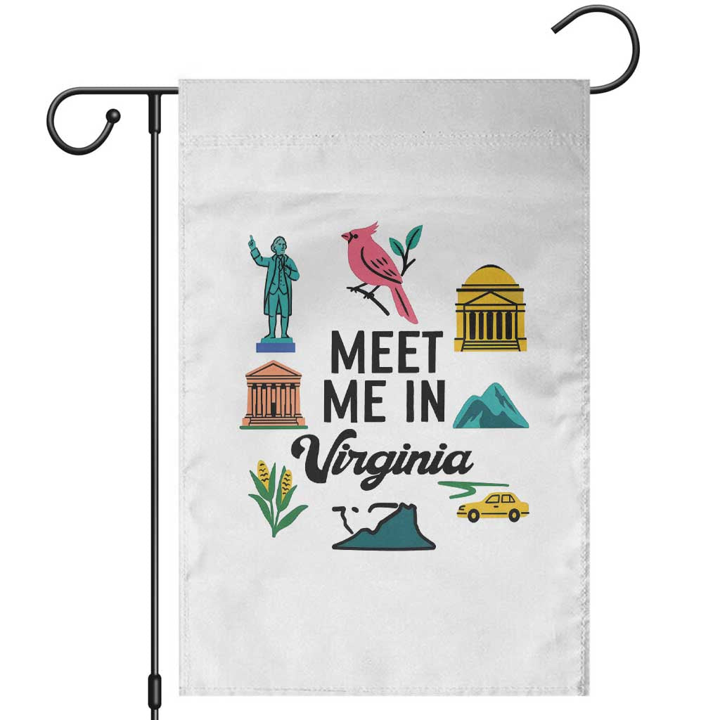 Meet Me in Virginia Garden Flag Travel Souvenir East Coast State Pride